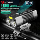 X-Tiger Bike Light Headlight Bicycle Lamp With Power Bank