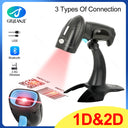 3-in-1 Wireless Bluetooth USB Barcode Scanner Portable Reader