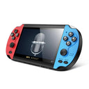 X7 Handheld Game Console 10000+ Video Games 4.3-Inch Screen Portable Nostalgic Game Console 1500mAh Rechargeable Battery  ourlum.com   