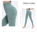 Seamless High Waist Nude Yoga Pants Women's Hip Lifting Fitness