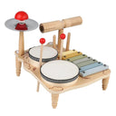 10-in-1 Montessori Musical Toy Drum Set for Kids Fun