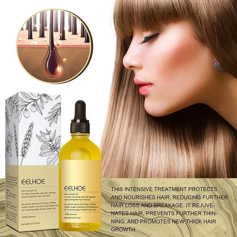 Revitalize & Strengthen Hair Growth Oil - Premium Nourishing Formula for Repair & Growth  ourlum.com   