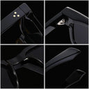 Trendy UV400 Square Rivet Gradient Sunglasses for Men Women