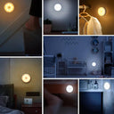 Smart LED Motion Sensor Night Light Rechargeable Cabinet Lamp