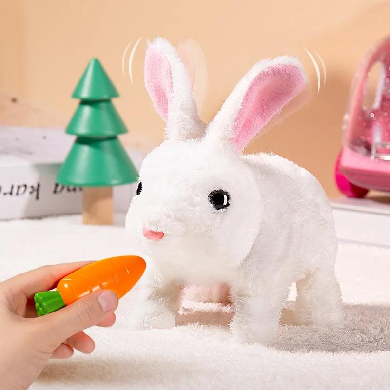 Children's Interactive Rabbit Electronic Pet: Soft, Educational, Customizable Fun & Perfect Gift  ourlum.com   