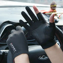 Ice Silk Halffinger Cycling Gloves for Men and Women Comfort