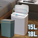 15/18L Smart Sensor Trash Can Waterproof Intelligent Touchless