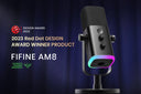 FIFINE AM8 Dynamic USB/XLR Microphone for Gaming Streaming