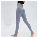 Seamless High Waist Nude Yoga Pants Women's Hip Lifting Fitness