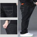 Man Jeans Big Size High Stretch Denim Fabric Large Size Pants