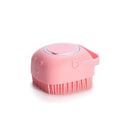 Pet Silicone Massager Brush for Dog Cat Grooming Clean