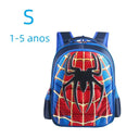 Spider King 3D Kids Backpack - Durable and Stylish Design!  ourlum.com Blue Edge S  