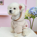 Winter Pet Coat: Stylish Hooded Fleece Jacket for Small Dogs  ourlum.com   