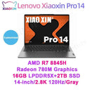 2024  Xiaoxin Pro 14 Al Laptop R7 8845H 16/32GB 1T/2T SSD Radeon 780M 2.8K OLED Screen (face, backlight) 14-inch Notebook  ourlum.com R7 8845H 16G 2TB Russian Federation 