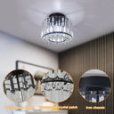 Glass Led Pendant Light Modern Ceiling Lamp Adjustable Fixture