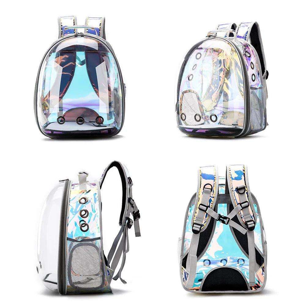 Breathable Cat & Dog Travel Backpack with Transparent Space  ourlum.com   