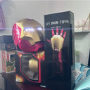 Hot Iron Man Helmet Cosplay Led Wearable Mask With Gloves