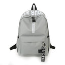 Teenage Unisex Canvas Bag Large Capacity Student Backpack