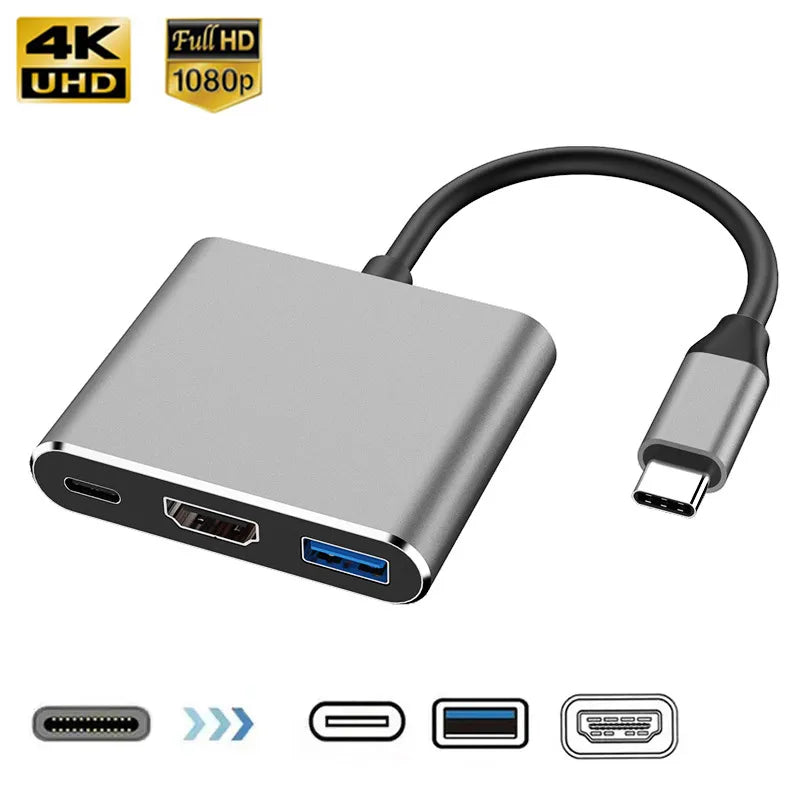 Ultimate USB-C Hub: 4K HDMI MacBook Pro Docking Station  ourlum.com   