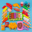 Kids BBQ Cooking Play Set - Safe Kitchen Toys for Kids