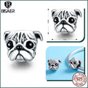 Cute Dog Charm Bead Pendant for Women DIY Bracelet Jewelry