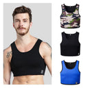 Men's Neoprene Tank Top Chest Support Body Shaper Vest