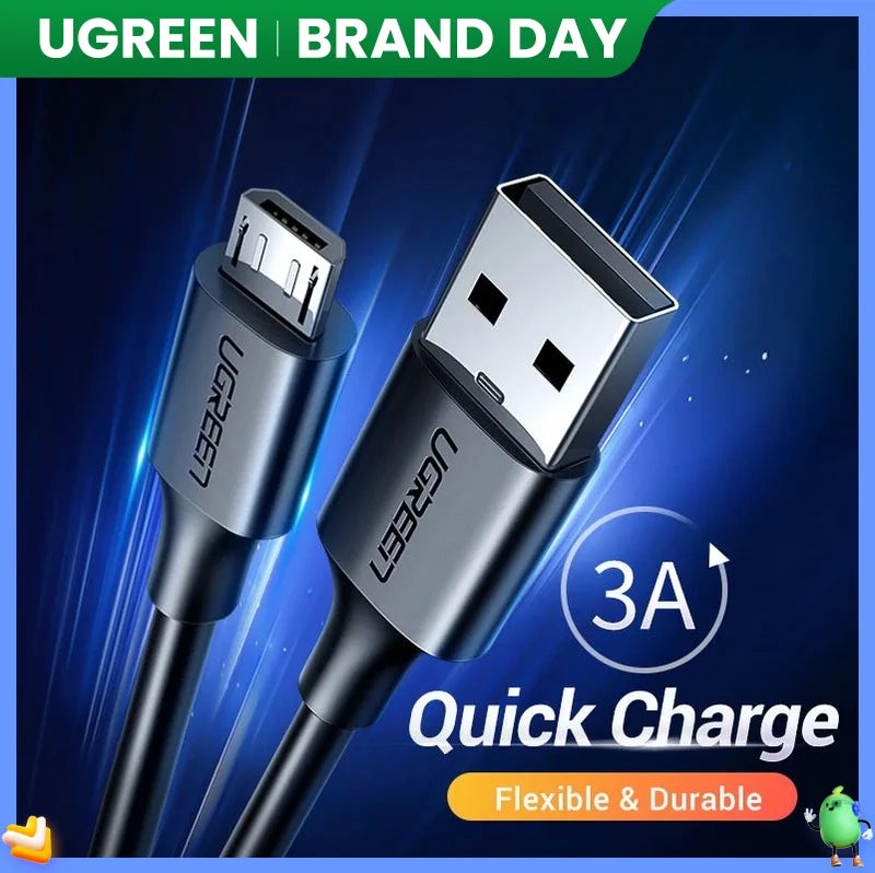 Ugreen Micro USB Cable: Fast Charging and Quick Data Transfer Solution  ourlum.com   