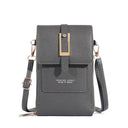 Leather Crossbody Wallet: Stylish Touch Screen Accessory