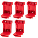 5PCS Wall-Mount Tool Holder for Dewalt & Milwaukee Battery