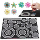 Spirograph Rainbow Scratch Art Set - Creative Drawing Kit for Kids  ourlum.com   