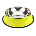 200-1600ml Stainless Steel Dog Bowl Non Slip Pet Feeder