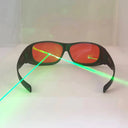 190-550nm OD 5+ 532nm Green Laser Safety Glasses Red Lenses