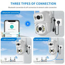 4K Dual Lens PTZ Wifi Camera: Enhanced Outdoor Security  ourlum.com   