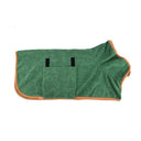 Dog Microfiber Bathrobe Towel for Dogs: Quick Drying Pet Coat & Accessories  ourlum.com green XS United State