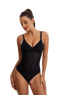 Lace Thong Bodysuit Shapewear for Women - Seamless Slimming & Tummy Control