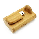 Wooden Engraved Logo USB Flash Drive: Custom Wedding Gift & Storage Options  ourlum.com Carbonized With box 4GB 