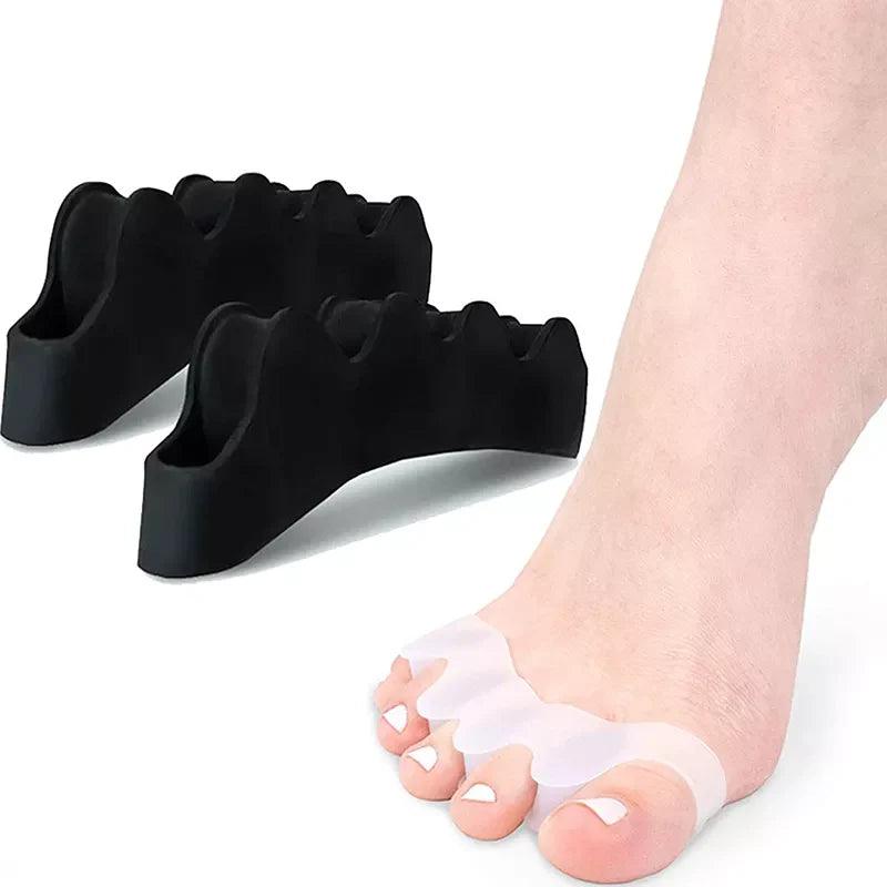 Silicone Finger Toe Protector Toe Separators Stretchers Straightener Bunion Protector Pain Relief Foot Care 5 Colors  ourlum.com   