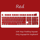 Enhanced Gaming Pudding Keycaps Dual-Color Backlit Set