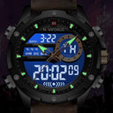 NAVIFORCE Military Watch: Stylish Waterproof Wristwatch, Dual Display Timekeeping  ourlum.com   