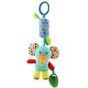 Baby Sensory Hanging Rattles Plush Animals Teether Toy for Babies  ourlum.com elephant 026  