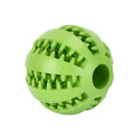 Rubber Dog Ball Dental Chew Toy Eco-Friendly Snack Dispenser