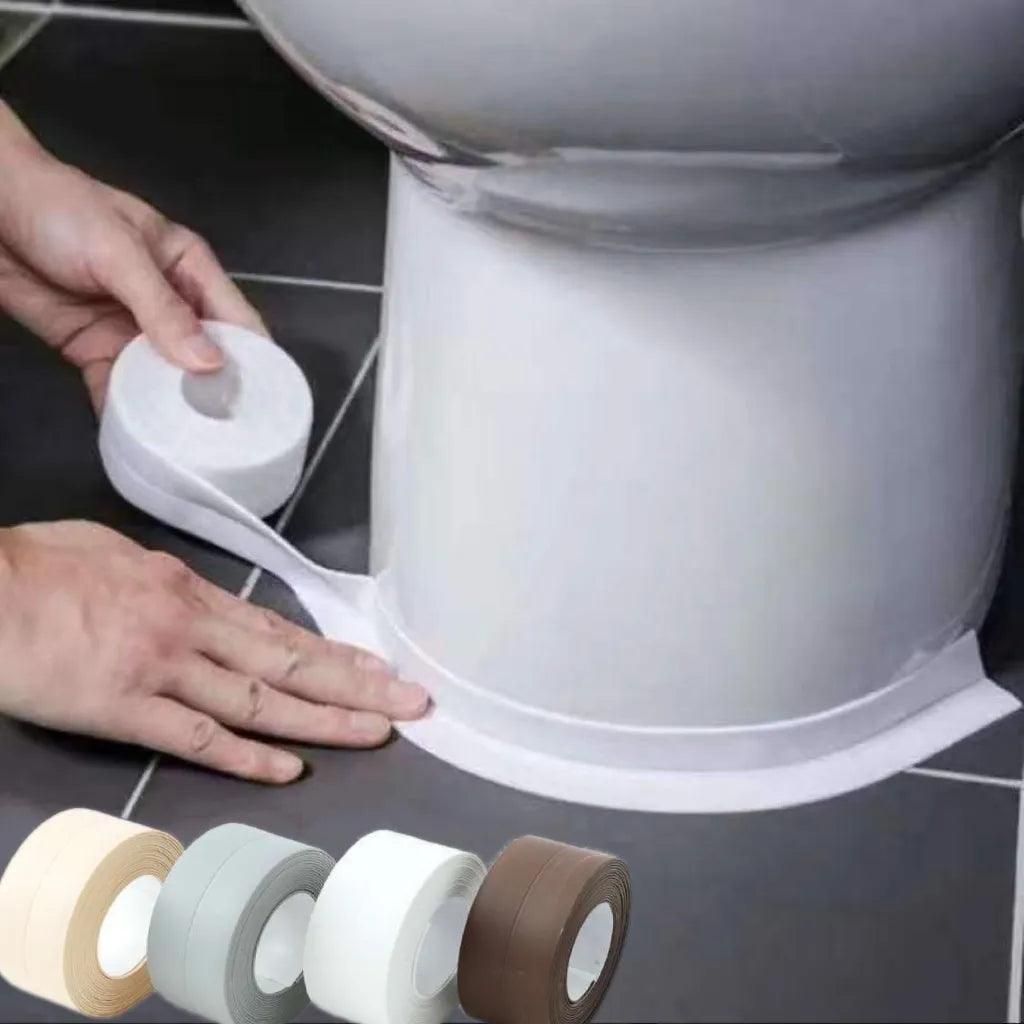Waterproof Self Adhesive Sealing Tape for Bathroom and Kitchen - Mold Resistant Caulk Strip with Easy Installation  ourlum.com   
