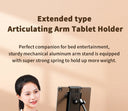 Tablet Holder for Bed with 90cm Metal Arm 360 Rotating Stand