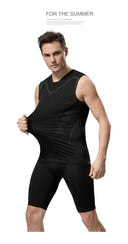 Compression Tank Top Men Gym Shirt Sleeveless Quick Dry