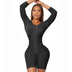 Colombian Fajas Long Sleeve Body Shaper: Slimming, Butt Lifter & Waist Trainer for Women