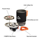 Widesea Outdoor Camping Cooking System with Portable Coffee Maker