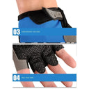 Half Finger Cycling Gloves for Men and Women - Anti-Slip