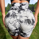 High-Waisted Seamless Tie-Dye Butt Lift Leggings for Women