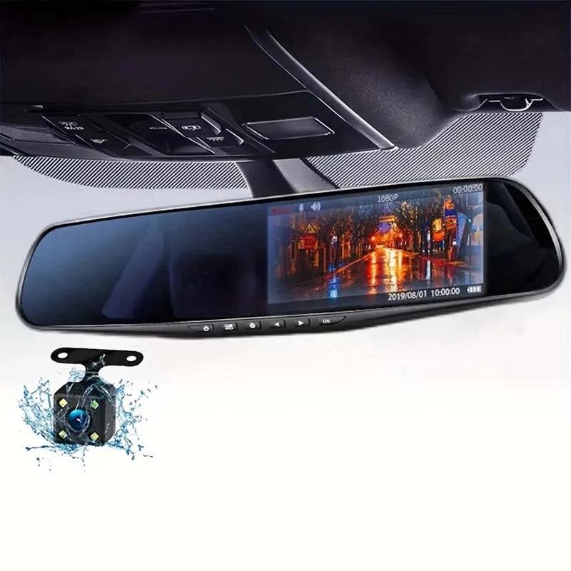 Rear View Mirror Dash Cam: Enhanced Video Capture & Night Shot  ourlum.com   