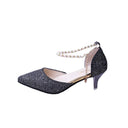 Sequined High Heels Designer Pumps for Glamorous Events